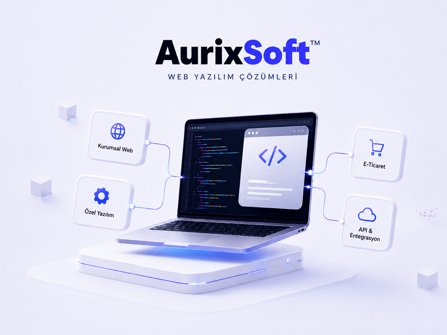 AurixSoft web yazılım çözümleri